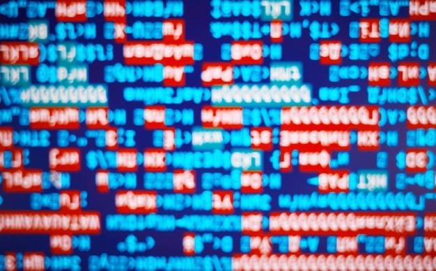 A close-up of a computer screen displaying lines of code and error messages, with a blurred silhouette of a person in the background, suggesting a cybersecurity incident at a school. The image conveys a sense of urgency and the technical challenges involved.