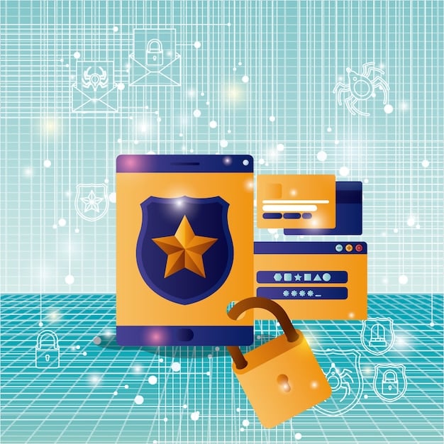 A graphic showing layered security measures, including firewalls, antivirus software, encryption, and multi-factor authentication, protecting a central database representing student data. The image emphasizes a comprehensive approach to cybersecurity.