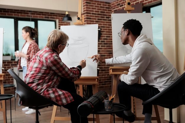 A training session for teachers, focusing on mental health first aid. The teachers are engaged and taking notes, with a presenter explaining key concepts on a whiteboard.
