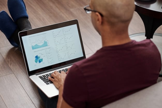 A dashboard showing student progress metrics, displaying various charts and graphs. The interface is clean and user-friendly, emphasizing the data-driven aspect of personalized learning.