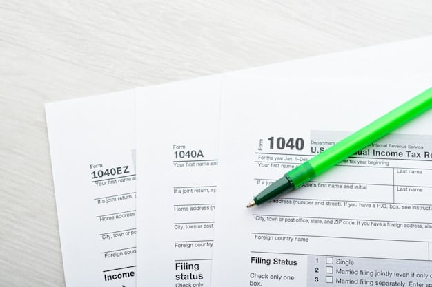 A close-up shot of a tax form 1040, with a pen highlighting the section for the Child Tax Credit. A child's drawing of a house and family is placed next to the form, symbolizing the real-world impact of the credit.